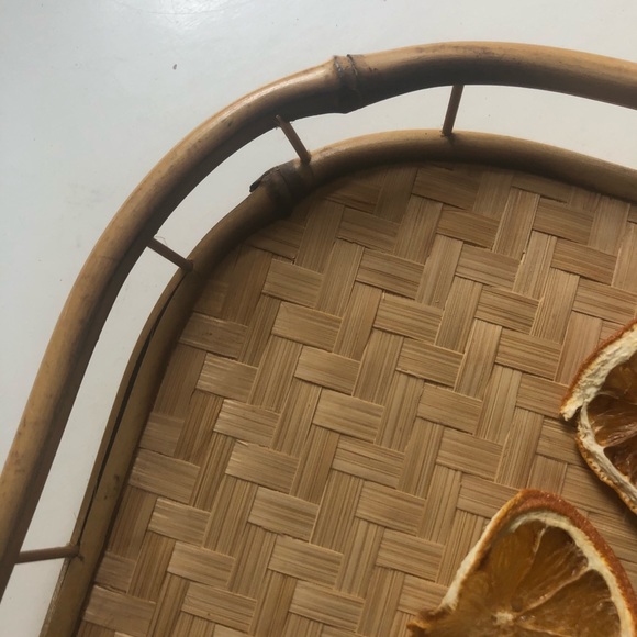 Boho Vintage rattan tray - Picture 5 of 5